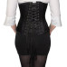 Aderlass Underbust Corset Satin (black)