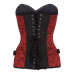 Aderlass Steampunk Corset Brocade (red)