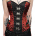 Aderlass Steampunk Corset Brocade (red)