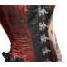 Aderlass Steampunk Corset Brocade (red)