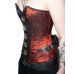 Aderlass Steampunk Corset Brocade (red)