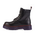 Aderlass 8-Eye Boots Plateau Leather (Black-Purple)