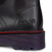 Aderlass 8-Eye Boots Plateau Leather (Black-Purple)