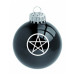 Aderlass Christbaumkugeln Set 4 Glaskugeln (black)