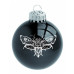 Aderlass Christbaumkugeln Set 4 Glaskugeln (black)