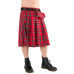 Black Pistol Short Kilt Tartan (red)