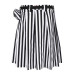 Black Pistol Short Kilt Stripe (Black-and-white)