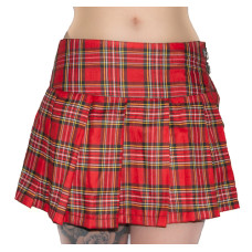 Black Pistol Buckle Mini Tartan (Red Green)