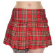 Black Pistol Buckle Mini Tartan (Red Green)