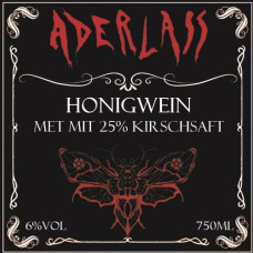 Aderlass Met Honigwein mit Kirschsaft 6% vol (750ml)