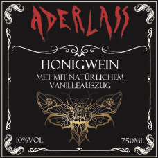 Aderlass Met Honigwein mit Vanilleauszug 10% vol (750ml)