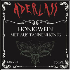 Aderlass Met Honigwein aus Tannenhonig 10% vol (750ml)