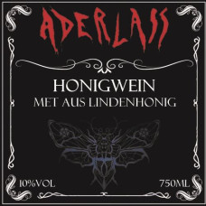 Aderlass Met Honigwein aus Lindenhonig 10% vol (750ml)