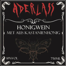 Aderlass Met Honigwein aus Kastanienhonig 10% vol (750ml)