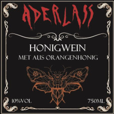 Aderlass Met Honigwein aus Orangenhonig 10% vol (750ml)