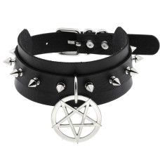 Lovesect Choker Heavy Pentagram (black)