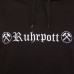 Mode Wichtig Hoodie Kapuzen-Pullover RUHRPOTT (black)