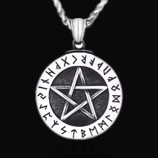 Mode Wichtig Pendant Wiccan (Stainless Steel)