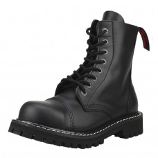 Angry Itch 08-Hole Boots Black Leather (black)