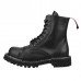 Angry Itch 08-Hole Boots Black Leather (black)