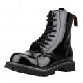 Angry Itch 08-Hole Boots Black Patent Leather (black)