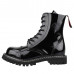 Angry Itch 08-Hole Boots Black Patent Leather (black)