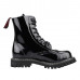 Angry Itch 08-Hole Boots Black Patent Leather (black)