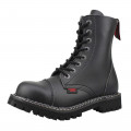 Angry Itch 08-Hole Boots Black Vegan PU (black)