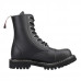 Angry Itch 08-Hole Boots Black Vegan PU (black)