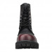 Angry Itch 08-Hole Boots Burgundy Rub-Off Leather (Burgundy Red)