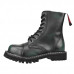 Angry Itch 08-Hole Boots Dark Green Rub-Off Leather (green)