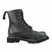 Angry Itch 08-Hole Boots Dark Green Rub-Off Leather (green)