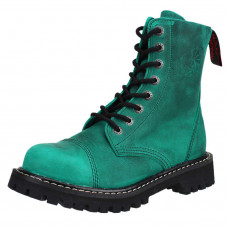 Angry Itch 08-Hole Boots Emerald Vintage Leather (Emerald)