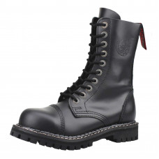 Angry Itch 10-Hole Boots DE Black Leather (black)