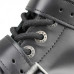 Angry Itch 10-Hole Boots ZIP Black Leather (black)