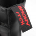 Angry Itch 10-Hole Boots ZIP Black Leather (black)