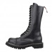 Angry Itch 14-Hole Boots Black Leather (black)