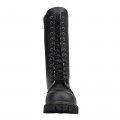 Angry Itch 14-Hole Boots Black Vegan PU (black)