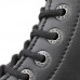 Angry Itch 14-Hole Boots Black Vegan PU (black)