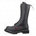 Angry Itch 14-Hole Boots Black Vegan PU (black)