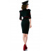 BELSIRA Military-Kleid mit Jacke (black red)