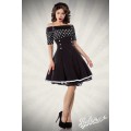 BELSIRA Vintage-Kleid (black/white/dots)