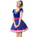 BELSIRA Kleid mit Gürtel (blue/pink/white)