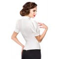 BELSIRA Jersey-Bluse (White)