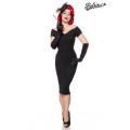 BELSIRA schulterfreies Kleid (black)