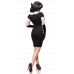 BELSIRA Vintage-Kleid (black-and-white)