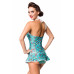 BELSIRA Vintage Swimdress (green white)