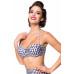 BELSIRA Vintage Bikinioberteil (black-and-white)