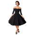 BELSIRA Belsira Premium Vintage Swing-Kleid (black)