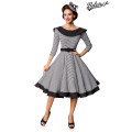 BELSIRA Premium Vintage Swing-Kleid (White black)